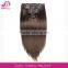 22 Inch Good Quality Indian Long Thick 100 Wavy Natural Best Cheap Red Curly Remy Human Real Hair Extension Clip In