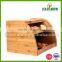 High Quality Large Bamboo Bread Box,bamboo Bread Bin for Sale