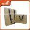 Different size logo printed brown paper bag with handle