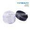TJ4210- Wholesale Black Cap Empty Cosmetic Loose Powder Jar