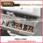 2015 hot sales new design modern high end italian solid wood furniture bathroom mirror cabinet with light