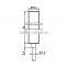 M18 Cable Series Flush Low Temperature Inductive Proximity Sensor