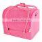 Large Faux Leather Beauty Cosmetic Makeup Vanity Case Nail Art Box