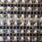 gold wholesale wedding diamond mesh ribbon / rhinestone mesh wrap rolls