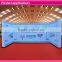 dye-sublimation polyester fabric pop up stand for display