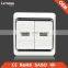 European and Classic four gang one way/two way wall switch