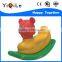 Lovely animal design plastic rocking horse