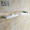 Zinc alloy bright double towel bar for home accessories Chrome finishing double towel bar