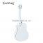 White Stlye Acoustic Guitar With Case