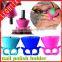 New arrival factory price silicone FDA wholesale nail polish holder ring