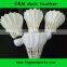 wholasale duck feather top training shuttlecocks extremely durable shuttlecocks badminton
