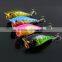 Offshore hard poppers fishing lures with jig hooks