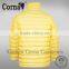 Fashion european style windproof light yellow winter down jacket for men