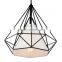 Manufacturer's metal pendant light diamond shape pendant lamp