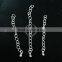 2inches silver plated brass oval extension chain for DIY necklace jewelry supplies findings 1312023