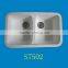italian style acrylic resin kitchen sink, artificial marble double kitchen sink