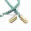 9.5mm Gold Plating Metal Drawstring Cord End
