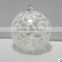 Wholesale white snow ball christmas ornaments/Hanhing christmas tree ornaments plastic ornaments