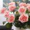 High Quality rose Flower Artificial silk flower Real Touch fragrance PU Factory wholesale