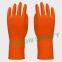 unlined latex household gloves