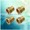 customized cnc machining mechanical brass fitting for pvc pipe.export by 