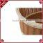 Handcraft decoration rattan bakery store or supermarket using bread display stand