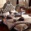 European Style Wood Carved Bed, Elegant and Royal King Size Bed, Luxury Bedroom Furniture Set (BF01-ML012)
