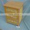Multi-function contracted and contemporary wooden store cabinet wooden cabinet with wicker drawers