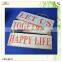 custom design popular hanging string mdf material door plate