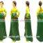 Custom south korean young girl resin traditional korean gifts