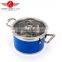 Hot Selling 5pcs Colorized European Stainless Steel Soup Pot kitchen cookware