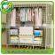 Big size 150*45*170cm nice folding wardrobe closet cabinet made in China