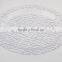 Clear Plastic Round Shape Tea Serving Tray