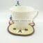 animal shaped PVC cup silicone coaster cup mats