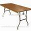 plywood folding tables with steel legs round or rectangle
