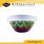 9'' food-grade round melamine bowl with full printing