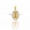 Fashionable 14kt Gold Plated Mary Pendant With CZ