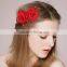 Gothic Style Foot jewelry Hot Red Rose Footware jewelry Sexy black lace anklet Bracelet