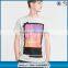 100 percent cotton men t shirt manufacturing printed with colorful patterns