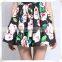 2017 evening dress short , printing evening dress in Guangzhou