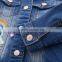 S33428W 2017 Fashion Spring Autumn Children Outwear Kids Embroidery Denim Jacket