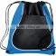 Coil Drawstring Backpack - has an open main compartment, which cinches at the top, open front pocket and comes with your logo.