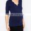 Comfortable Fashion Short Sleeve Knitted Fabric Maternity Clothes