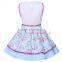 sky blue flower girl dress child clothes