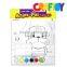 OEM Teaching material Color your Animal Pal Canvas Board Bulldog