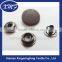 Metal snap button for garment