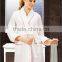 unisex cotton waffle bathrobe for hotel and home use shawl collar waffer bathrobe