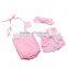 Baby girl rompers with headbands summer baby jumpsuit, rompers baby girls
