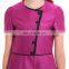 OEM Available Summer Women Ladies Girls Designer Short Sleeves Waiter Suits in Office