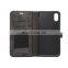 Wallet style PU Leather + Soft TPU Magnetic Buckle with Card Slots for iPhone 8